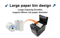 Impresora Térmica de Recibos POS Cashino CSN-806 de 80 mm y 250 mm/s