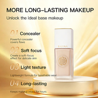 Fond de teint liquide de luxe à couvrance totale, imperméable, anti-brillance, de haute qualité et longue durée, marque privée