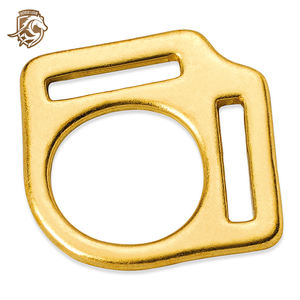 YF10142B <span class=keywords><strong>3</strong></span>/4 "latón caballo Halter sudadera hebilla Industrial OEM modelo con ganchos personalizable caballo Hardware - Product Image 3
