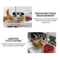 Machine de test de force d'insertion et d'extraction automatique pour connecteurs, testeur de force de traction et de poussée pour connecteurs de bornes