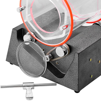 Polisseuse rotative pour bijoux, capacité 3 kg, machine de finition pour métaux et pierres avec minuterie et vitesse variable KT-6808