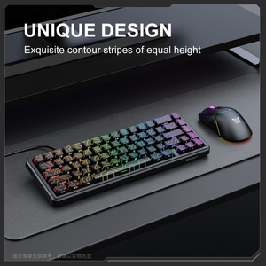 <span class=keywords><strong>ONIKUMA</strong></span> G67 Clavier de jeu filaire Interrupteur magnétique Déclencheur rapide 8KHz Claviers mécaniques RGB Teclado Mecanico - Product Image 4
