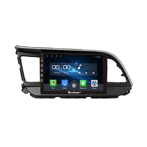 Untuk HYUNDAI Elantra 2019 2020 9 inci 9 inci, perangkat Headunit 2 Din ganda octa-core Quad Car Stereo navigasi GPS radio mobil android