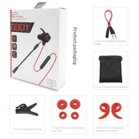 Vicsound Headset Gaming Model Privat Lintas Batas Terbaru untuk Ponsel dan Komputer, In-Ear Berkabel 3.5mm dengan Mikrofon dan Kabel 1.2m