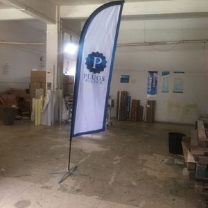 Ngoài Trời Bay Gió Kháng Cờ In Ấn Quảng Cáo <span class=keywords><strong>Teardrop</strong></span> Feather Banner Rung Động Lưỡi Bãi Biển Cờ - Product Image 3