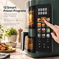 Friteuse à Air 12l Grande Double Empilable Multifonction Avec Four et 25 Accessoires Air Fryer et Recettes