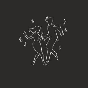 Pom-pom girl personnalisé cristal conception gymnastique strass transfert Hotfix fer à repasser danse <span class=keywords><strong>pose</strong></span> modèle verre chaud matériel - Product Image 3