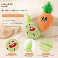 Nouvel Arrivage Jouets en Peluche Thème Fruits du Zhejiang - Poupées Chat/Chien Maïs, Brocoli, Oignons Verts ; Modèles de Jouets Interactifs et Créatifs