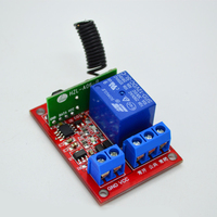 Chipskey # Interruptor de Control Remoto Inalámbrico de 1 Canal y 12V con 2 Botones RF 433M para Proyectos de Bricolaje