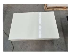 แบบจำลองห้องน้ำวิลล่าหรูหราทันสมัยระดับพรีเมียม ดีไซน์ 3 มิติ ภายในบ้าน หินควอตซ์สีขาวแผ่นใหญ่ ขนาดสั่งทำได้ สำหรับผนัง พื้น และท็อปโต๊ะ - Product Image 2