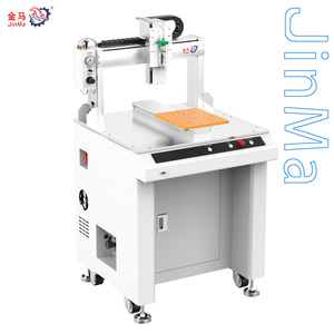 JINMA Hochpräzise Industrielle Vertikale Spritzendosiermaschine 300kW 220V Automatischer Klebstoffspender für Elektronik-Montage - Product Image 1