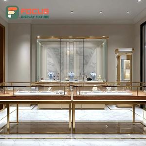 Muebles de Joyería de Lujo de Alta Gama, Vitrina Comercial con Marco Metálico para Tienda - Product Image 1