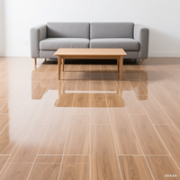 Carreaux de céramique en bois-60x60 200x800 Bois Design Chambre Intérieur Parquet Brillant Emboîtement