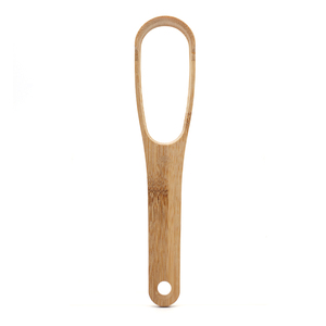 Label pribadi Logo 100% alami ramah lingkungan pembersih lidah bambu - Product Image 2