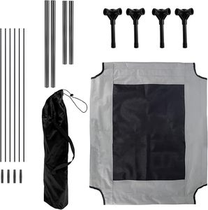 Cane di raffreddamento traspirante <span class=keywords><strong>lettino</strong></span> per cani all'aperto <span class=keywords><strong>amaca</strong></span> per animali domestici <span class=keywords><strong>da</strong></span> esterno cuccia per animali <span class=keywords><strong>da</strong></span> esterno con tettoia rialzata per cani letto - Product Image 2