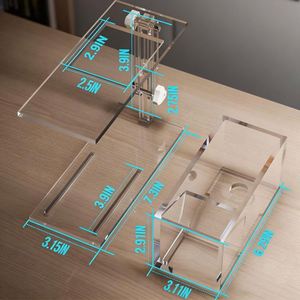 Acrylic Evaluation Card Scanner Stand, Transaction Card Scanner Stand, Shadowless Compatible with ManaBox Application - Product Image 3