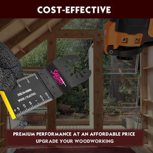 Lames de scie oscillantes multi-outils NAKAMURA - Taille et épaisseur personnalisables, soudées à haute fréquence, découpe polyvalente - Product Image 3