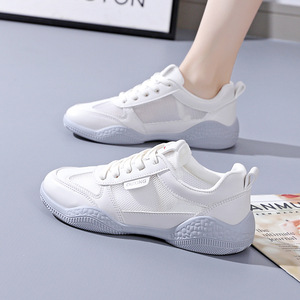 2026 Summer Women Thin Mesh White Running <b>Shoes</b>, Breathable <b>Soft</b> Sole Lightweight Casual Sports Sneakers - Product Image 3