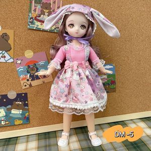 Nuevas Figuras de Acción de Anime con Rostro de Manga de 30 cm, Muñeca <span class=keywords><strong>BJD</strong></span> 1/6, Juego Completo de Muñeca Articulada Esférica para Juguetes Infantiles, Juguetes de Cosplay para Niñas - Product Image 6