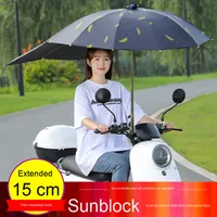 Vente en gros parasol voiture électrique manuel à trois volets parasol moto électrique auvent batterie scooter auvent parapluie pour voyage