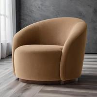 Nouveau design de canapé incurvé en demi-cercle pour villa canapé rond en cajou pour salon hôtel appartement