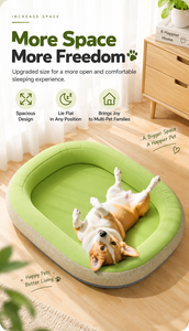 Coussin respirant pour animaux de compagnie, imperméable, résistant aux morsures et lavable, pour toutes les saisons, adapté aux chiens et chats de petite et moyenne taille - Product Image 6