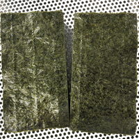 Pas cher prix algues grillées algue sushi nori entier demi-coupe onigiri kizami 10 50 100 feuille pour sushi emballage restaurant
