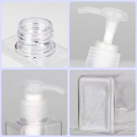 Bas prix 30ml 50ml 100ml emballage transparent de forme unique Lotion en plastique PE-HD et bouteille de crème pour les yeux pour cosmétique