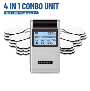 Unit TENS/EMS pintar dengan saluran ganda untuk penghilang nyeri otot kronis dan mode yang dapat disesuaikan & Waktu untuk terapi Rumah Harian - Product Image 3