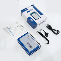 Reproductor de Casetes Bluetooth Walkman, Convertidor de MP3, Grabador de Audio Portátil con Salida USB