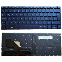 Clavier rétroéclairé SP/LA pour ordinateur portable HP Elite Dragonfly G2 G1 Series, couleur bleue
