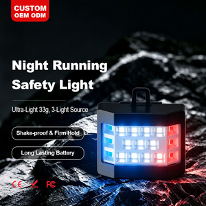 ไฟ LED แบบคลิปชาร์จ USB ได้ 7 โหมดแสงสว่าง ไฟเตือนฉุกเฉิน SOS ปรับอุณหภูมิสีได้ 3 ระดับ ไฟติดหน้าอกแบบพกพาสำหรับกลางคืน - Product Image 1