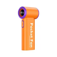 Mini ventilateur de refroidissement T317, rechargeable par USB, moteur sans balais, batterie 2000 mAh, autonomie de 140 minutes, ventilateur portable à main, pour voiture et voyages en plein air