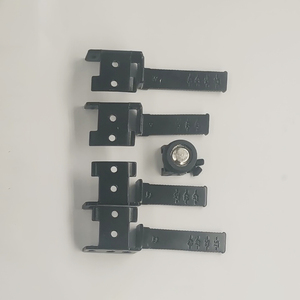 Kính thiên văn trượt 2 + 1 phần cứng vô hình bevel bánh xe vành đai loại khung nhôm mỏng hồ sơ cửa - Product Image 6