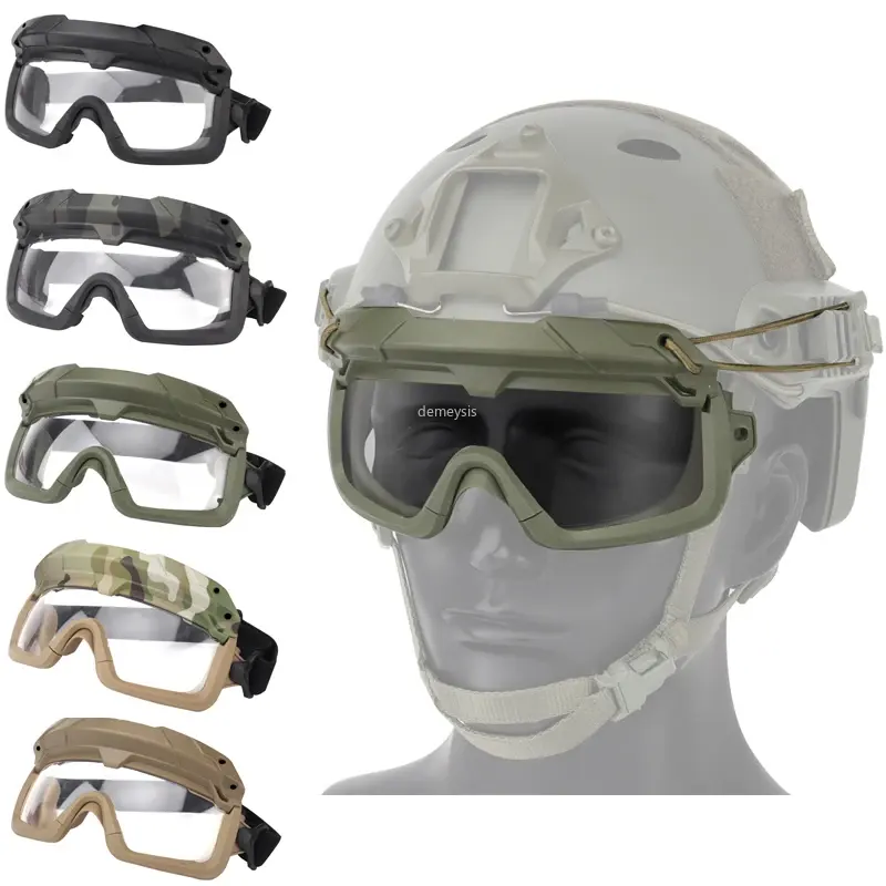 An toàn Kính mắt protectiontactical Airsoft paintball Goggles đi bộ đường dài bảo vệ kính phù hợp cho chiến thuật Mũ bảo hiểm