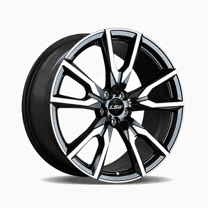LS8182 พรีเมียม 5x120 ET35 18 19 20 นิ้ว ล้อฟอร์จประสิทธิภาพสูง สีดำเงา ขอบขัดเงา สำหรับ BMW M3 M4 M5 - Product Image 1