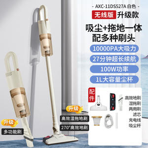 Aspiradora de Mano AUX con Depósito de Polvo de 1L, Filtro HEPA, Herramienta Ligera de Limpieza en Seco Eléctrica - Product Image 2