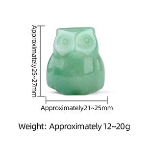 Nouvelle arrivée en gros cristal naturel puissance de guérison <span class=keywords><strong>pierre</strong></span> sculptée obsidienne noire Quartz Rose améthyste <span class=keywords><strong>pierre</strong></span> précieuse hibou pour la décoration - Product Image 5