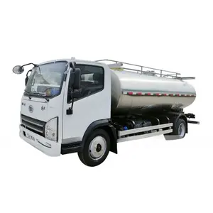 Dongfeng 5,000 liter Milk Tank Truck Stainless steel tank for transporting fresh milk