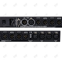 Processeur audio professionnel EIF XTA DP548, 4 entrées, 8 sorties, processeur de signal numérique, offre un traitement audio précis