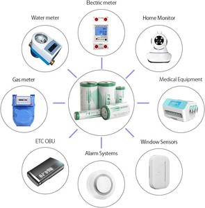 タブ付きリチウム電池ER14505非充電式3.6V Li-SOCL2 AAサイズ2600mAh大容量 - Product Image 4
