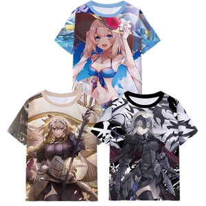 31 estilos dibujos animados leche seda Material <span class=keywords><strong>Fate</strong></span> <span class=keywords><strong>Stay</strong></span> <span class=keywords><strong>Night</strong></span> Saber Unisex mujer camiseta Anime hombres camisas para niños niñas - Product Image 1