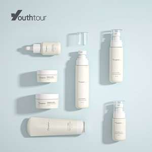 Chai nhựa mỹ phẩm đựng <span class=keywords><strong>lotion</strong></span> rỗng 45ml 80ml 100ml 150ml, màu tùy chỉnh, chai dưỡng da có vòi xịt đen, nắp trong suốt - Product Image 5