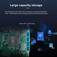 Eip EAMB-1501 7 LAN Ordinateur de bureau Carte mère ATX LGA 1200 Qualité industrielle IPC Intel Q470 4*DDR4 128GB SATA Neuf