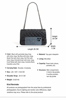 Sac à chaîne matelassé en véritable peau de mouton, mode luxe vintage, résistant à l'usure, en tissu imperméable, sac à main portable à bandoulière unique pour
