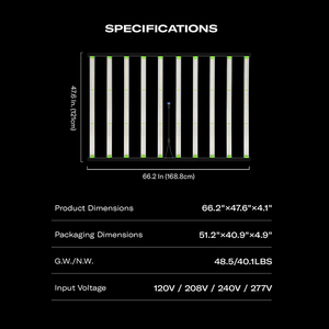 แถบไฟปลูกต้นไม้4X6Ft แบบหรี่ไฟได้1000วัตต์พร้อมการรับประกันมาตรฐาน5ปี - Product Image 4