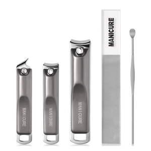 Kit de manucure professionnel 16 en 1, ensemble de soins des ongles en acier inoxydable, coupe-ongles, outil de toilettage des ongles des doigts et des orteils pour usage en salon - Product Image 4