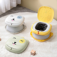 Produits personnalisés pour bébés Mini toilette pliante pour sortir Toilette portable pour enfants Siège d'entraînement en plastique Toilette d'apprentissage du pot pour bébé