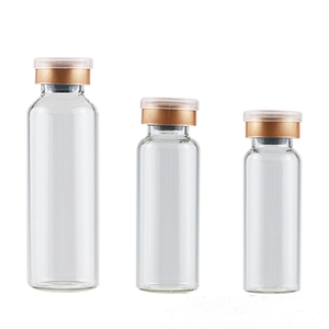 Clear Glass Headspace Vials 2ml 3ml 5ml 10ml Plastic Aluminum Caps <b>Rubber</b> Stoppers for Infusion Screen Printing Surface Carton - Product Image 2