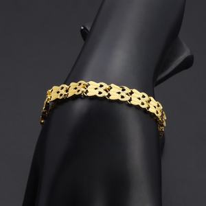 Nouveauté Jxx, bracelet pour filles en laiton plaqué or 24 carats, design tendance, haute qualité - Product Image 4